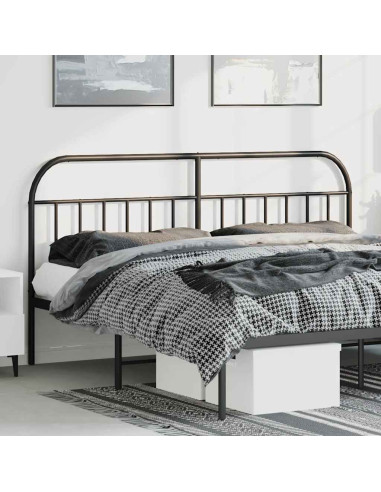 Testiera di Ricambio in Metallo Nero 180 cm