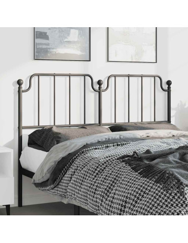 Testiera di Ricambio in Metallo Nero 150 cm