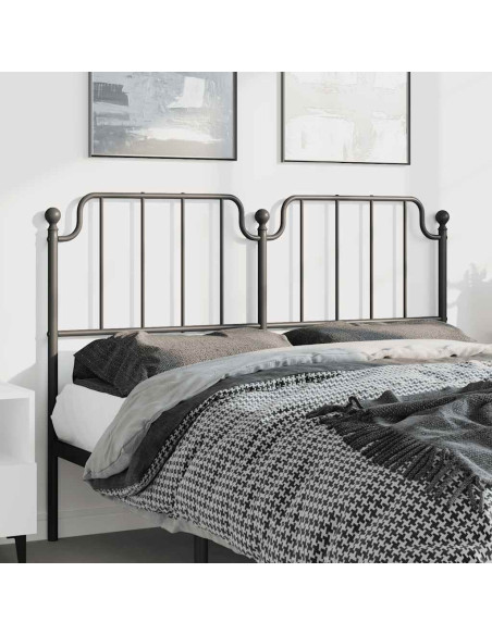 Testiera di Ricambio in Metallo Nero 150 cm