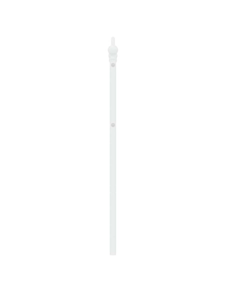 Testiera di Ricambio in Metallo Bianco 135 cm