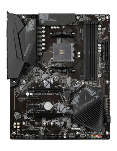 GIGABYTE B550 Gaming X V2 Scheda madre - CPU AMD Ryzen 5000, VRM a 10+3 fasi, fino a 4733 MHz DDR4, 1xPCIe 4.0 + 1xPCIe 3.0 M.2,