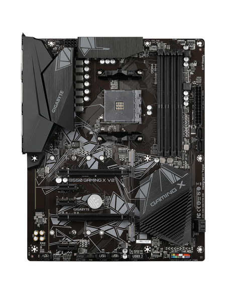 GIGABYTE B550 Gaming X V2 Scheda madre - CPU AMD Ryzen 5000, VRM a 10+3 fasi, fino a 4733 MHz DDR4, 1xPCIe 4.0 + 1xPCIe 3.0 M.2,