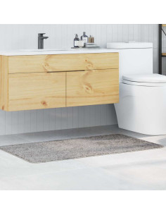 Tappetino da bagno antiscivolo Grigio 70 x 120 cm PP