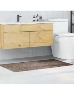 Tappetino da bagno antiscivolo Marrone 70 x 120 cm PP
