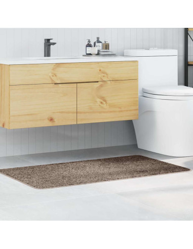 Tappetino da bagno antiscivolo Marrone 70 x 120 cm PP