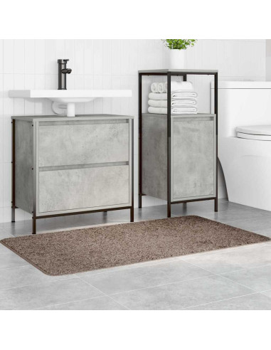 Tappetino da bagno antiscivolo Marrone 70 x 120 cm PP