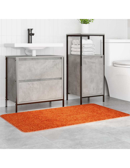 Tappetino da bagno antiscivolo Arancione 70 x 120 cm PP