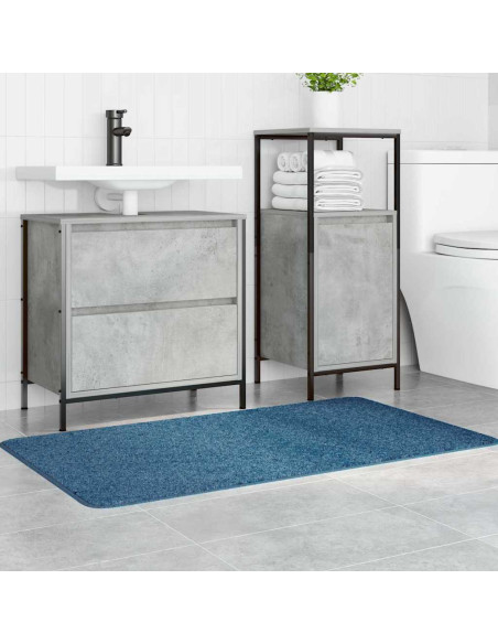 Tappetino da bagno antiscivolo Blu 70 x 120 cm PP