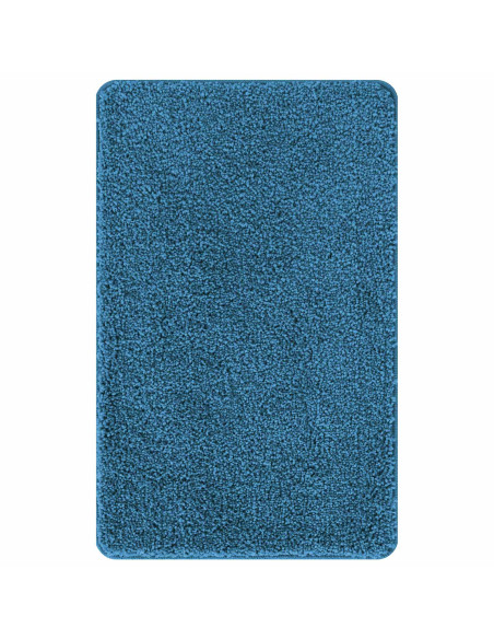 Set di tappetini antiscivolo per il bagno 3 pcs Blu PP