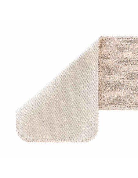 Tappetini Antiscivolo per Scale 15 pcs Crema 75 x 20 cm PP