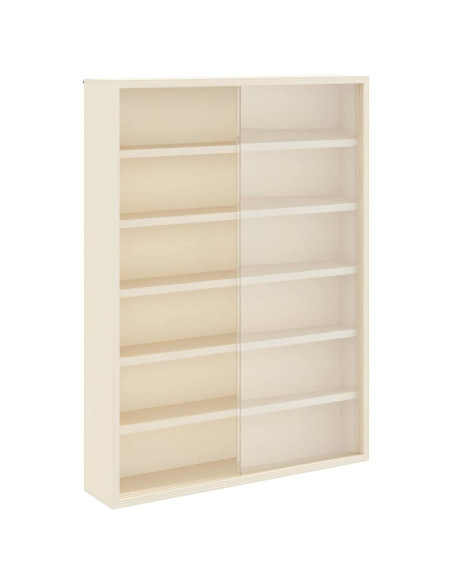 Vetrina a muro Beige 40 x 8,5 x 54 cm Legno compensato