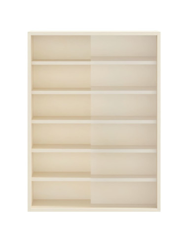 Vetrina a muro Beige 40 x 8,5 x 54 cm Legno compensato