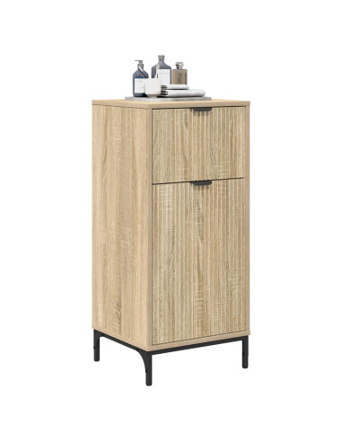 Mobile da Bagno con cassetto Rovere Sonoma 39,5 x 36 x 88 cm