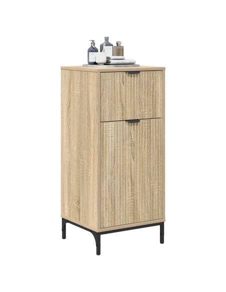 Mobile da Bagno con cassetto Rovere Sonoma 39,5 x 36 x 88 cm