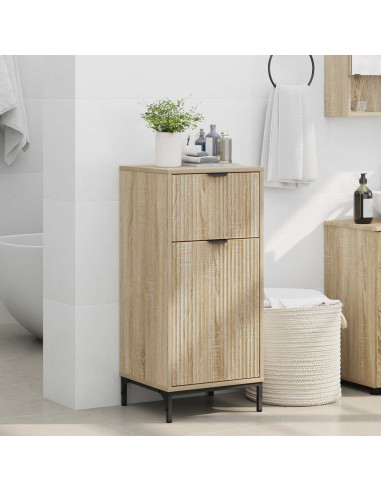Mobile da Bagno con cassetto Rovere Sonoma 39,5 x 36 x 88 cm