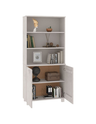 Credenza HAMAR in Legno Massello di Pino Bianca