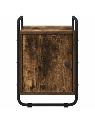 Armadio da Notte Rovere Fumo Legno ingegnerizzato