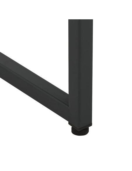 Credenza Alta Nera 80x35x135 cm in Acciaio