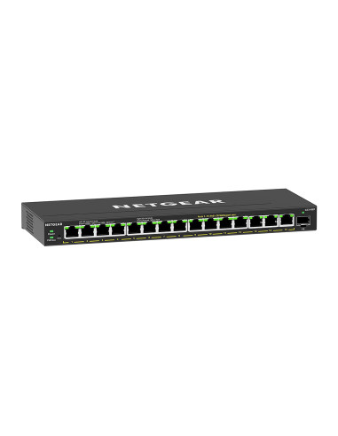 NETGEAR GS316EP-100PES switch di rete Gestito Gigabit Ethernet (10/100/1000) Supporto Power over Ethernet (PoE) Nero