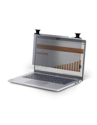 StarTech.com Filtro Privacy Luminoso da 14” 16:9 con Supporto Touch, Schermo Privacy Ribaltabile Antiriflesso, Trasmittanza Lu