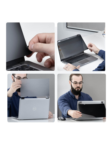 StarTech.com Filtro Privacy Luminoso da 14” 16:9 con Supporto Touch, Schermo Privacy Ribaltabile Antiriflesso, Trasmittanza Lu