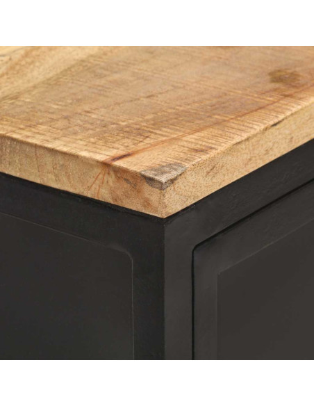Credenza 60x35x78 cm in Legno Massello di Mango Grezzo