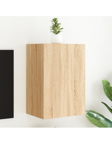Mobile TV Parete Rovere Sonoma 40,5x30x60 cm Legno Multistrato
