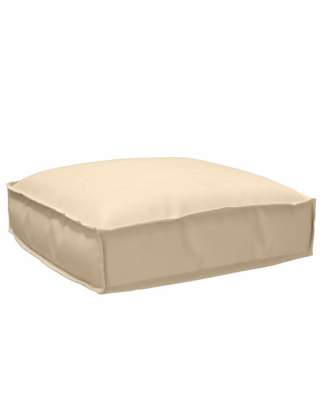 Cuscino Beige 50 x 50 x 12 cm Tessuto Oxford