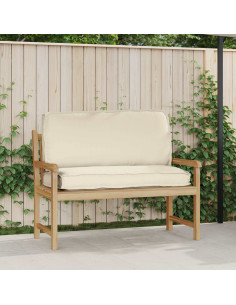 Cuscino Crema 120 x 50 x 12 cm Tessuto Oxford