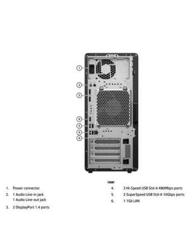 HP WKS MT Z2 G1i Workstation AI Ultra 9 285K 32GB 1T SSD RTX PRO 4000 Blackwell WIN 11 PRO