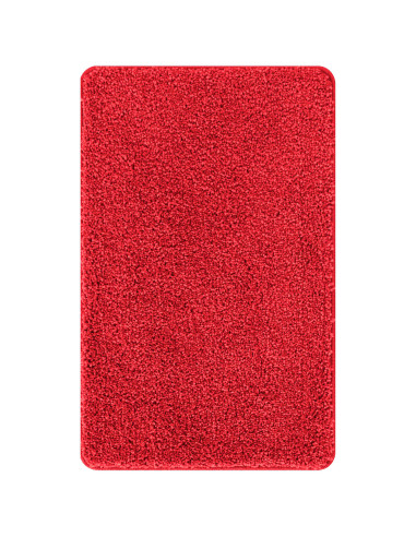 Set di tappetini antiscivolo per il bagno 3 pcs Rosso PP