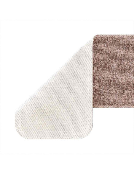 Tappetini Antiscivolo per Scale 15 pcs Marrone chiaro