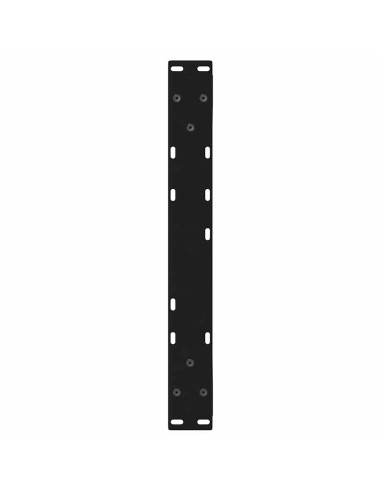 Gambe per Tavolino da Caffè 2 pz Nere 50x(42-43,3) cm Acciaio
