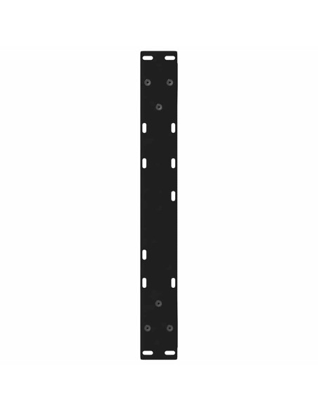 Gambe per Tavolino da Caffè 2 pz Nere 50x(42-43,3) cm Acciaio