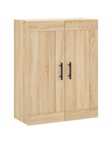 Armadietti a Parete 2 pz Rovere Sonoma in Legno Multistrato