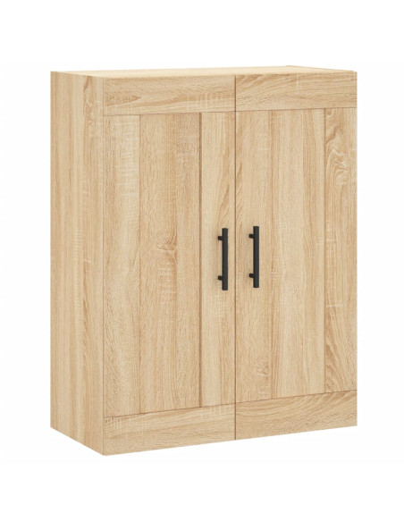 Armadietti a Parete 2 pz Rovere Sonoma in Legno Multistrato