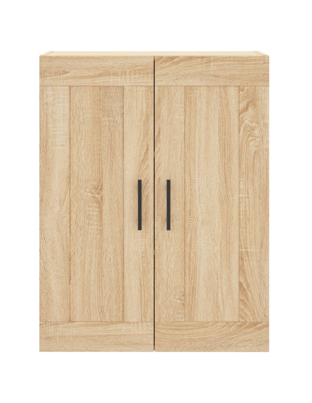 Armadietti a Parete 2 pz Rovere Sonoma in Legno Multistrato