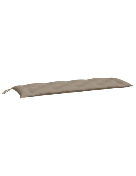 Cuscino per Panca Tortora 150x50x3 cm in Tessuto Oxford