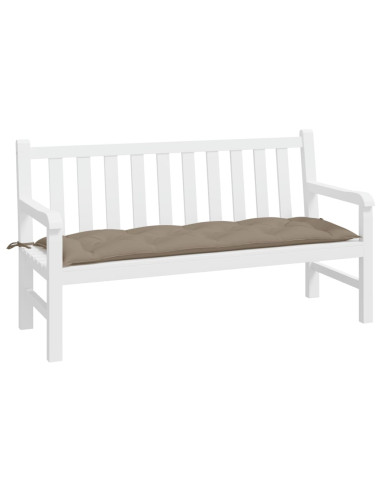 Cuscino per Panca Tortora 150x50x3 cm in Tessuto Oxford