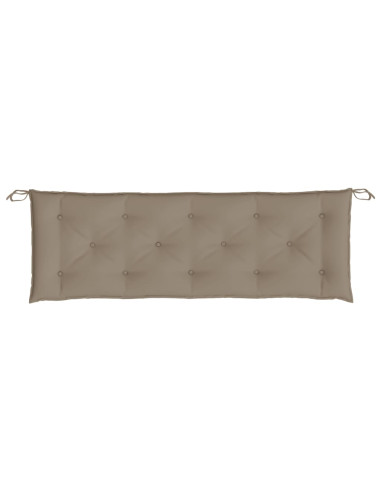 Cuscino per Panca Tortora 150x50x3 cm in Tessuto Oxford