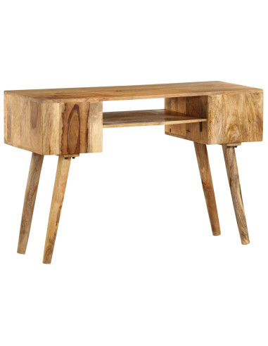 Scrivania in Legno Massello di Mango 115x47x76 cm