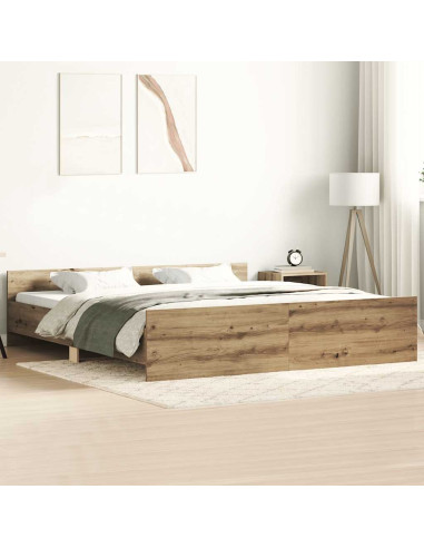 Giroletto senza Materasso Rovere Artigianale 160x200 cm