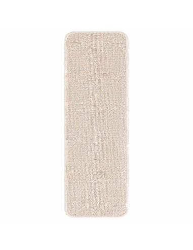 Tappetini Antiscivolo per Scale 15 pcs Crema 60 x 25 cm PP