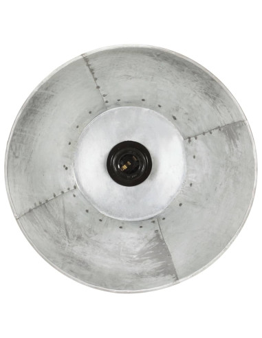 Lampada a Sospensione 25 W Argento Rotonda 28,5 cm E27