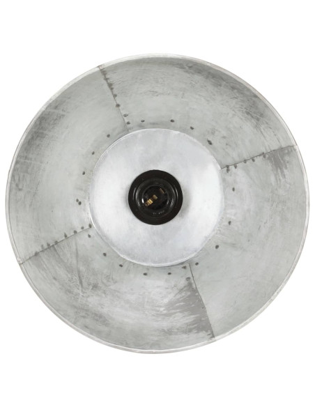 Lampada a Sospensione 25 W Argento Rotonda 28,5 cm E27