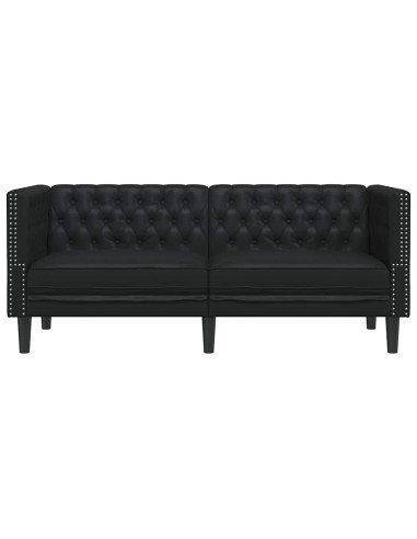 Divano Nero 174 x 74,5 x 70,5 cm PVC