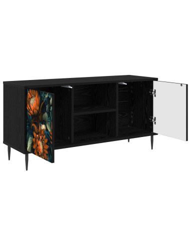 Mobile TV LOCHEM 102 x 33 x 51 cm Rovere Nero