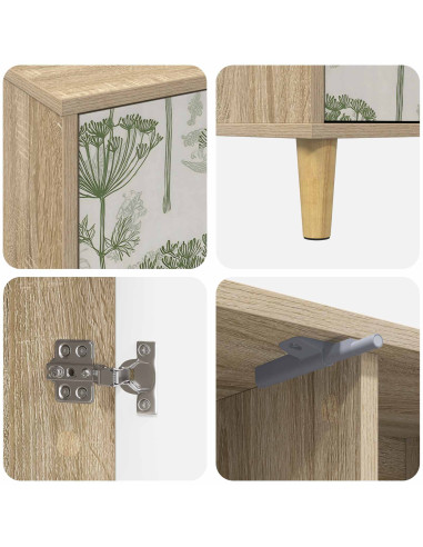 Mobile TV GOTHA 102 x 33 x 50 cm Sonoma Legno ingegnerizzato