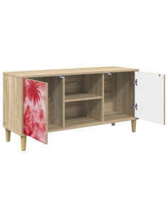 Mobile TV AACHEN 102 x 33 x 50 cm Sonoma Legno ingegnerizzato 2