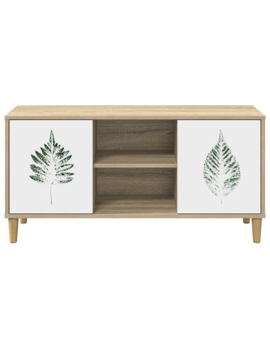 Mobile TV HANAU 102 x 33 x 50 cm Sonoma Legno ingegnerizzato